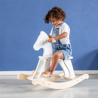 Rocking horse - white